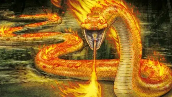 Boitatá, a serpente de fogo